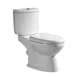 Farns D/Flush Toilet - White